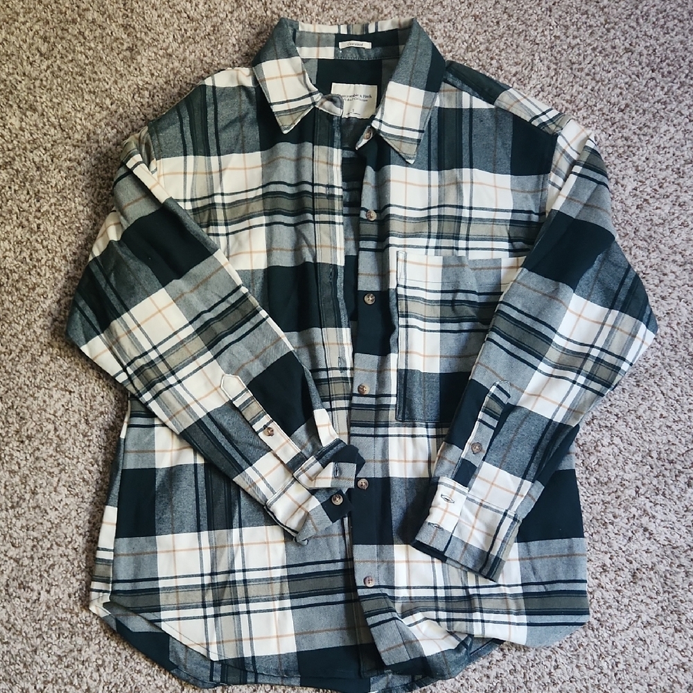 A&F Oversized Flannel